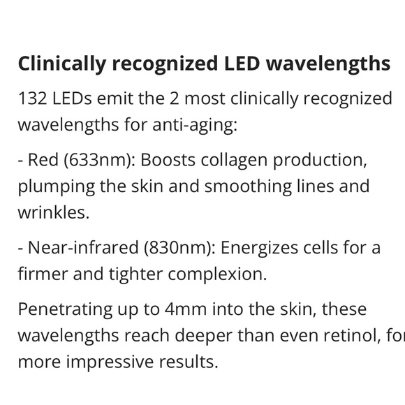 Nib Current body LED Red Light mask series 2 new $389 visible anti aging - Picture 8 of 17